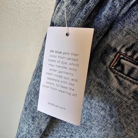 NWT STS BLUE MILA PAPER BAG SHORT 13' HIGH RISE SIZE 29 - Picture 10 of 15